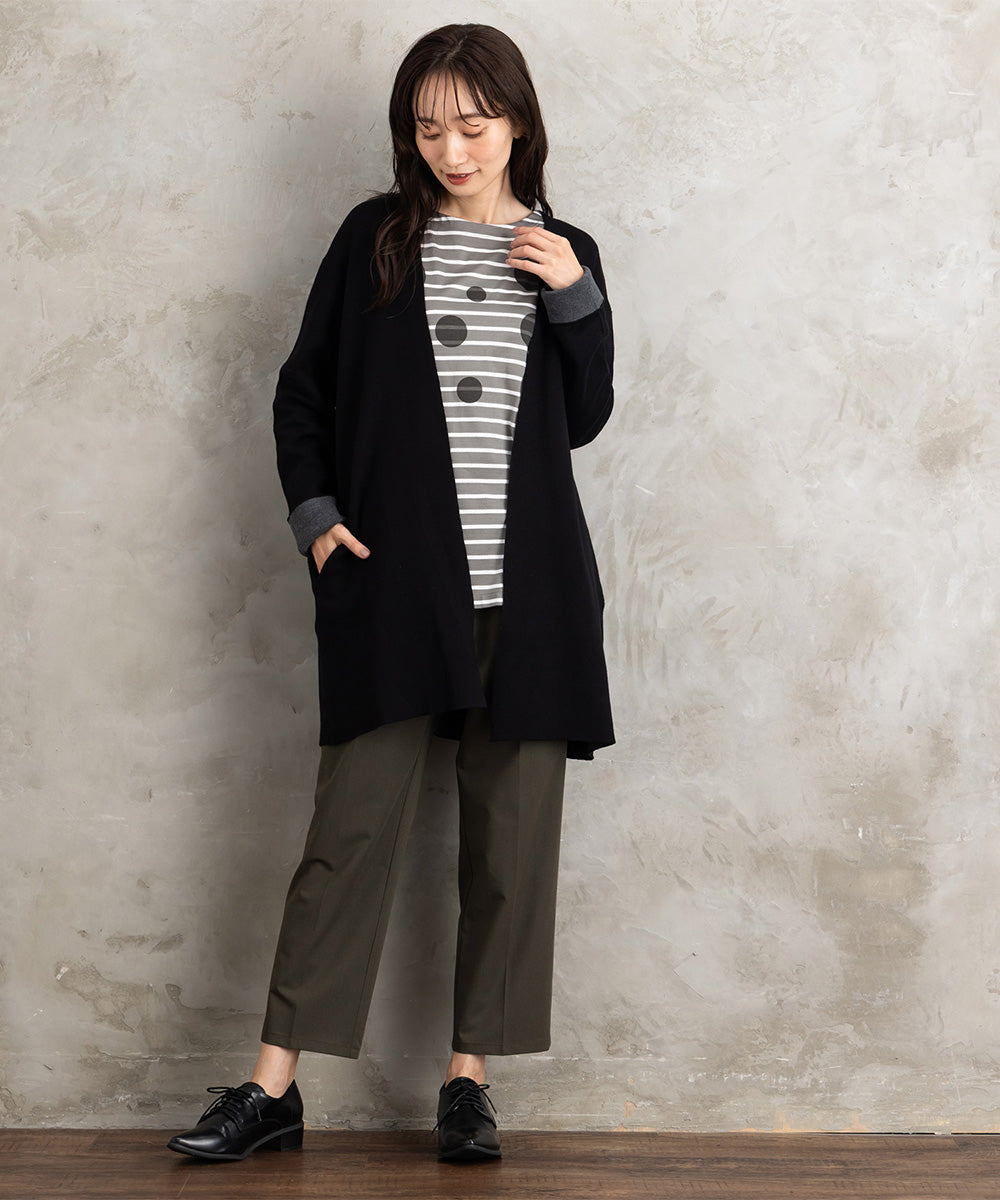 トロピカルウールセンタープレステーパードパンツ