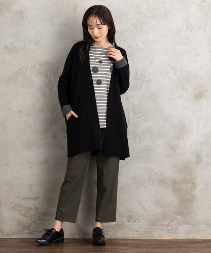 トロピカルウールセンタープレステーパードパンツ