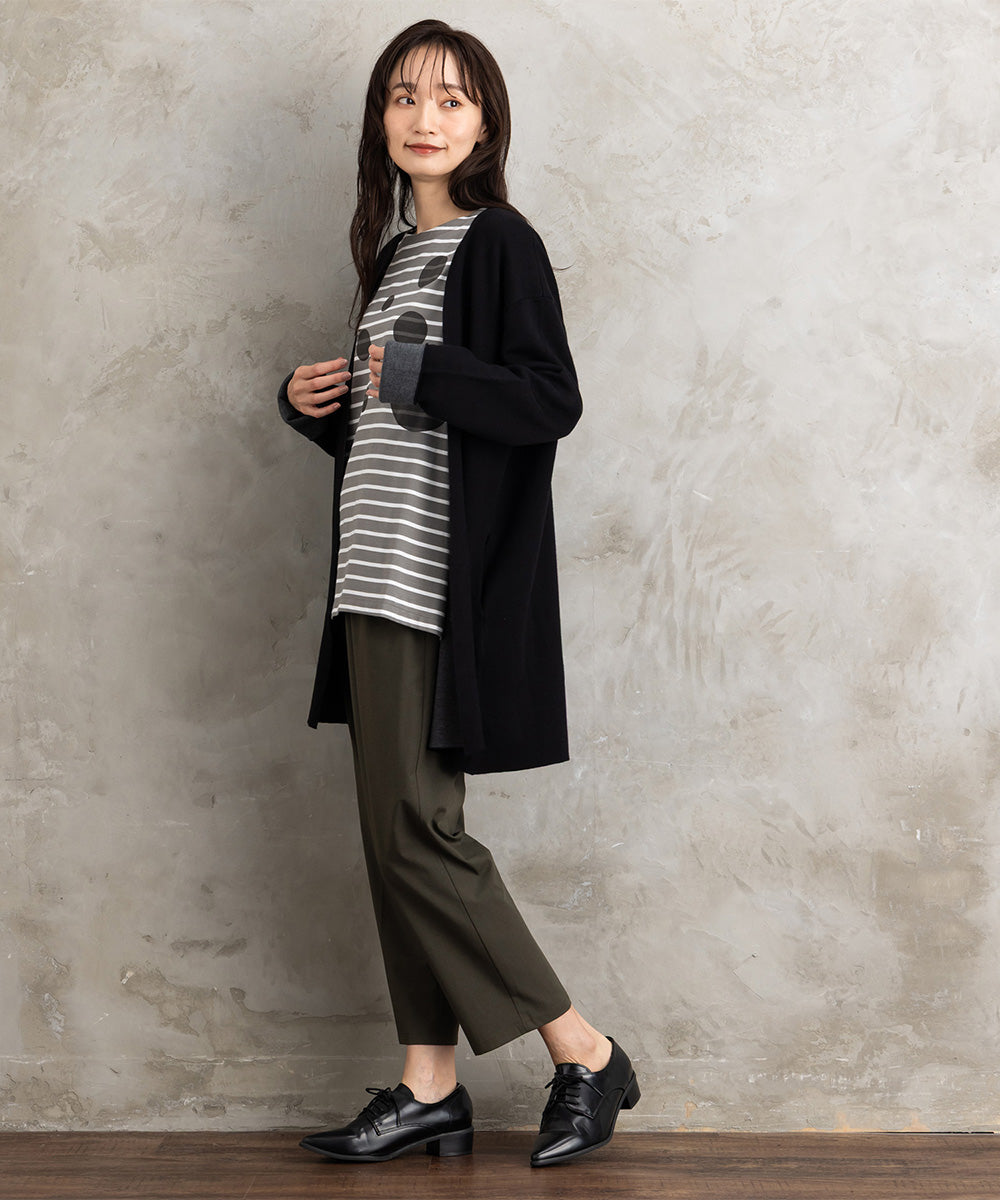 トロピカルウールセンタープレステーパードパンツ