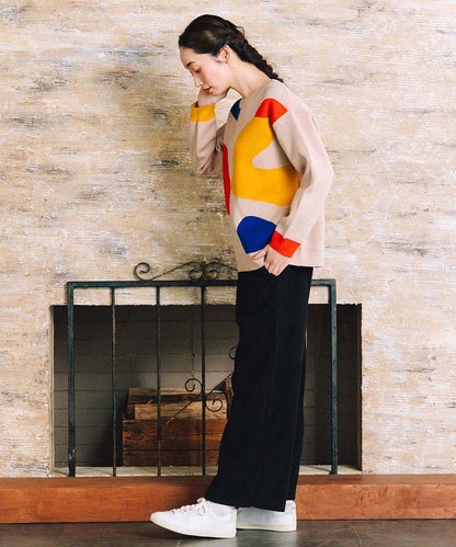 21号(6L～) INDESIGN コーデュロイベイカーパンツ