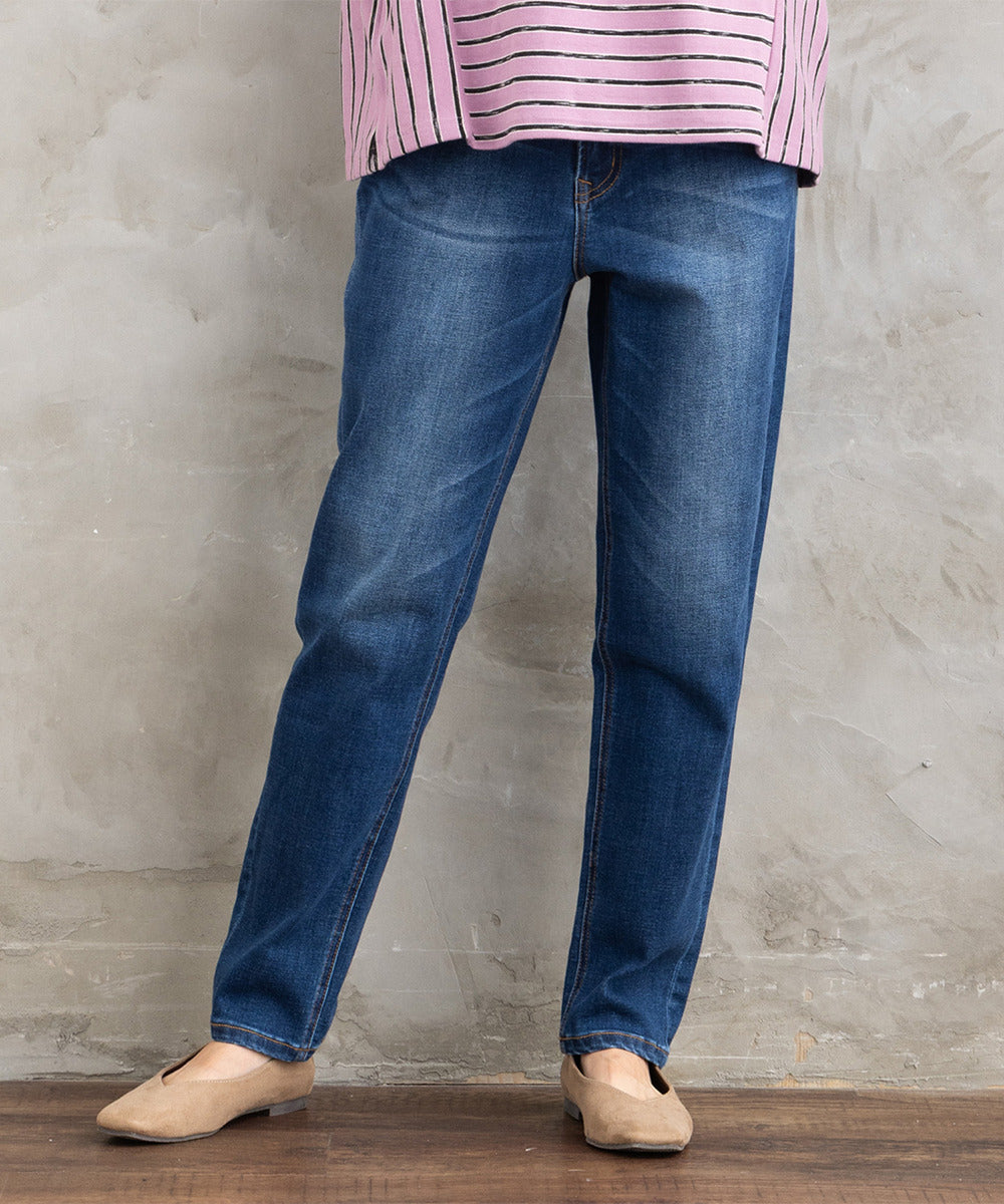 大きいサイズ レディース デニムパンツ ストレートデニム スッキリ見え｜sabstreet my standard(サブストリートマイスタンダード)