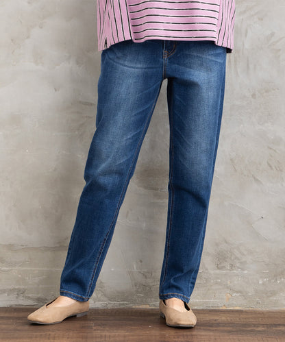 大きいサイズ レディース デニムパンツ ストレートデニム スッキリ見え｜sabstreet my standard(サブストリートマイスタンダード)