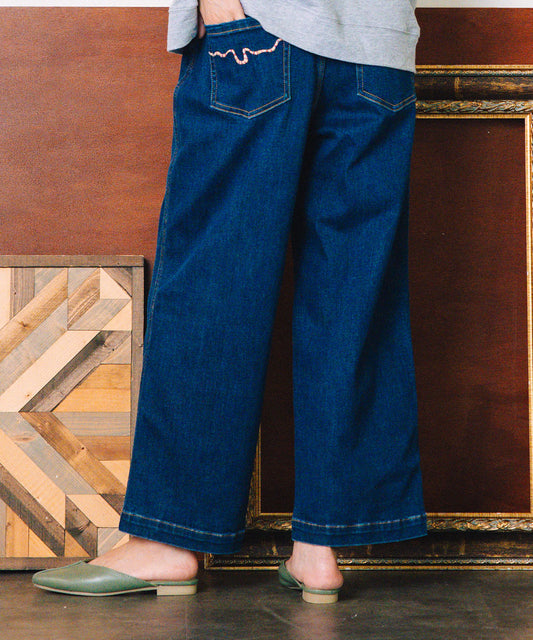 大きいサイズ レディース デニムパンツ ワイドデニム｜sabstreet my standard(サブストリートマイスタンダード)