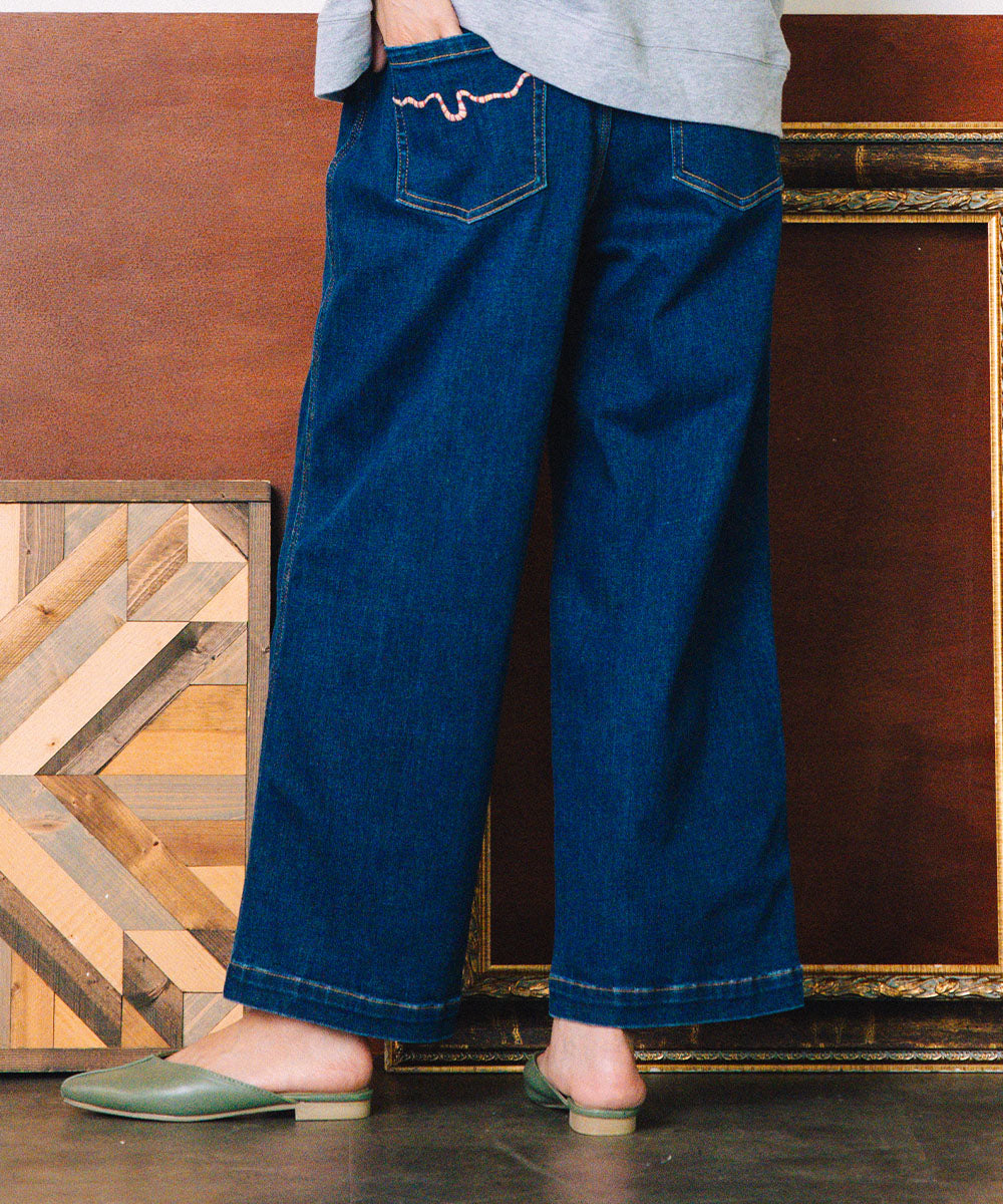 London Denim [30th]デニムワイドパンツ