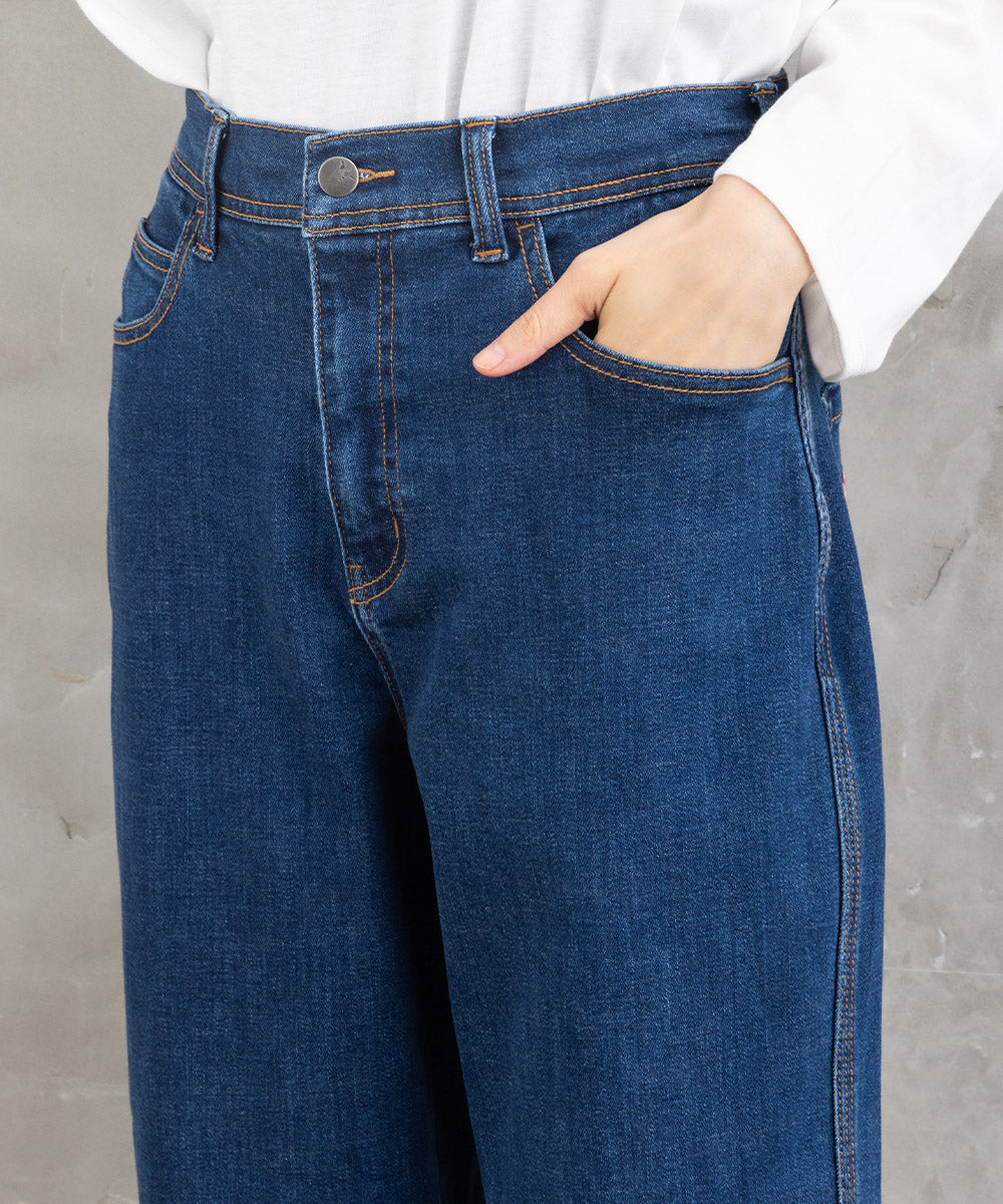 21号(6L) London Denim [30th]デニムワイドパンツ