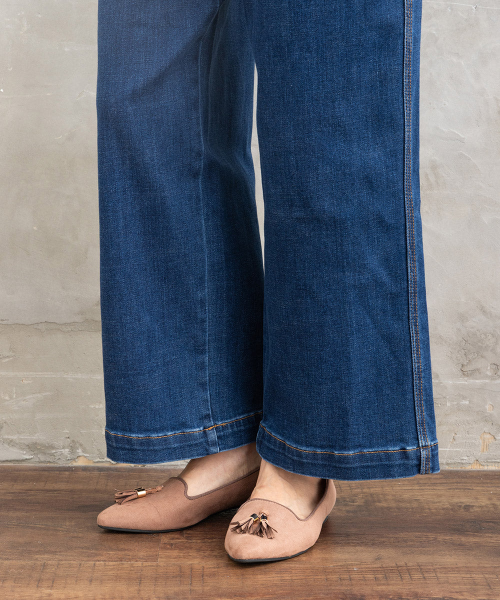 21号(6L) London Denim [30th]デニムワイドパンツ