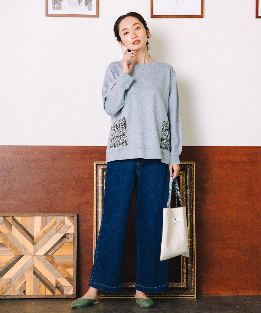 London Denim [30th]デニムワイドパンツ