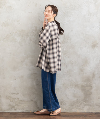 21号(6L) London Denim [30th]デニムワイドパンツ