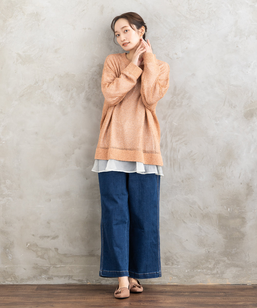 London Denim [30th]デニムワイドパンツ