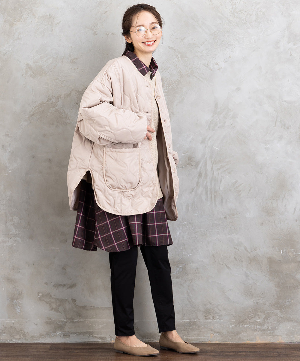 21号(6L～) コットンストレッチテーパードパンツ