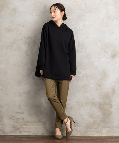 コットンストレッチテーパードパンツ