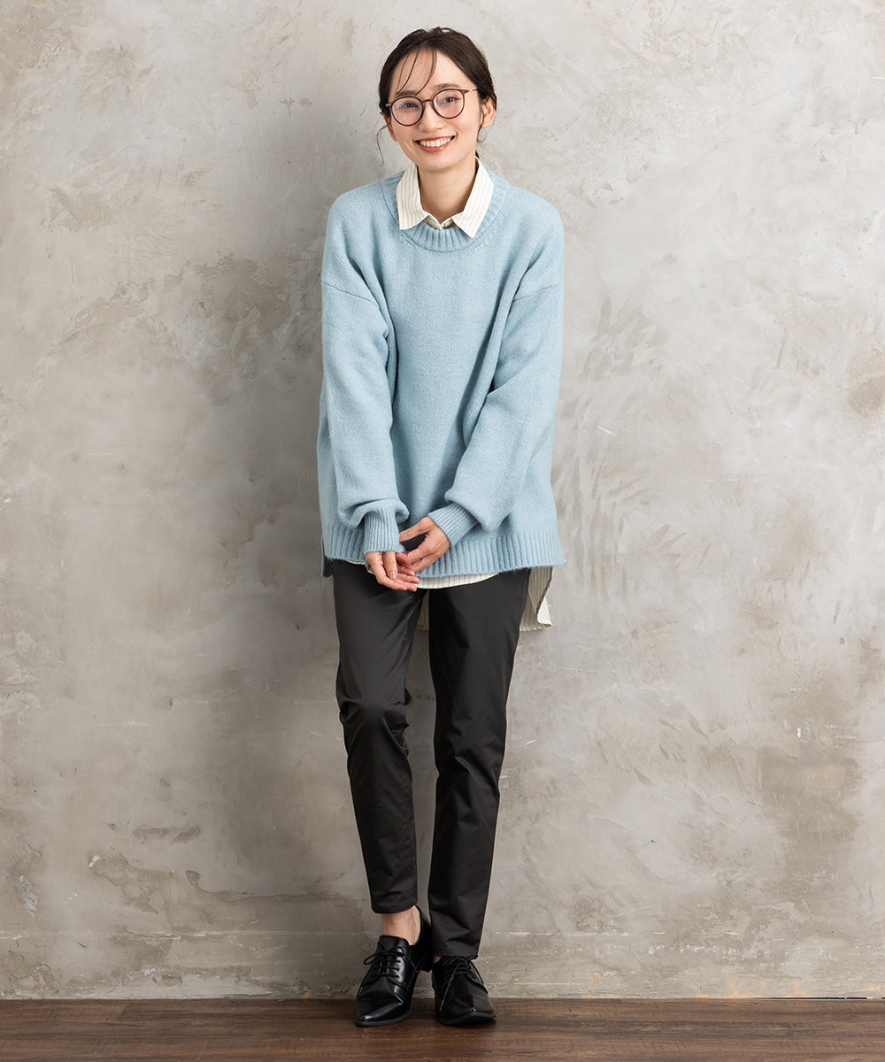 21号(6L～) コットンストレッチテーパードパンツ