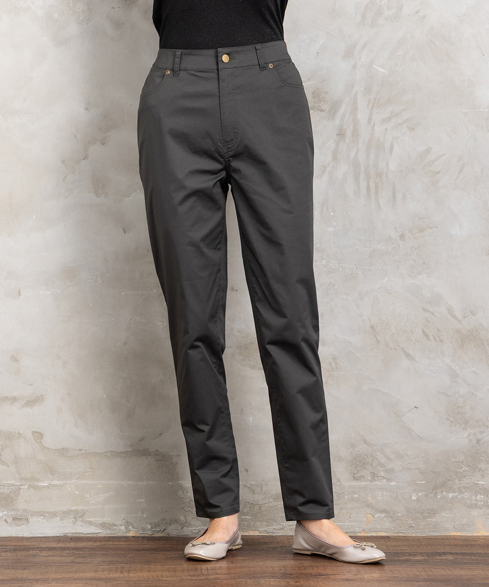 21号(6L～) コットンストレッチテーパードパンツ