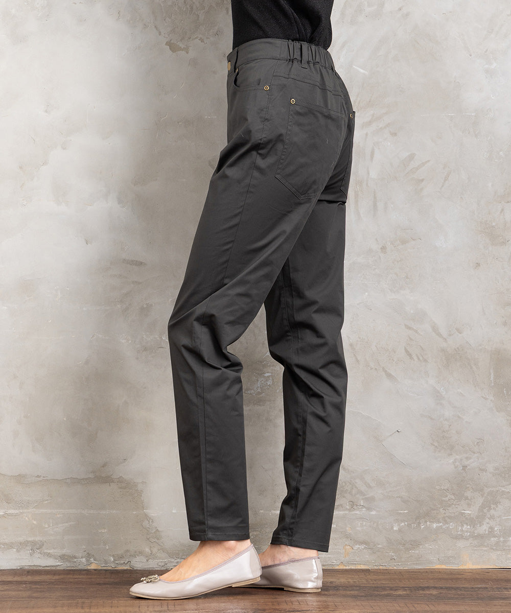 21号(6L～) コットンストレッチテーパードパンツ