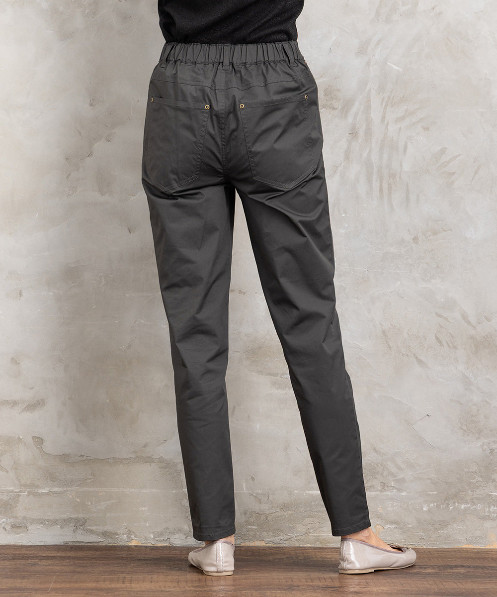 21号(6L～) コットンストレッチテーパードパンツ