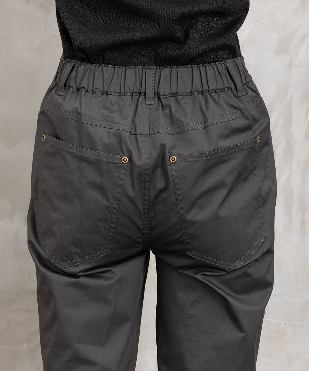 21号(6L～) コットンストレッチテーパードパンツ