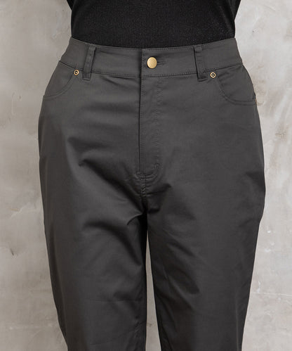 21号(6L～) コットンストレッチテーパードパンツ