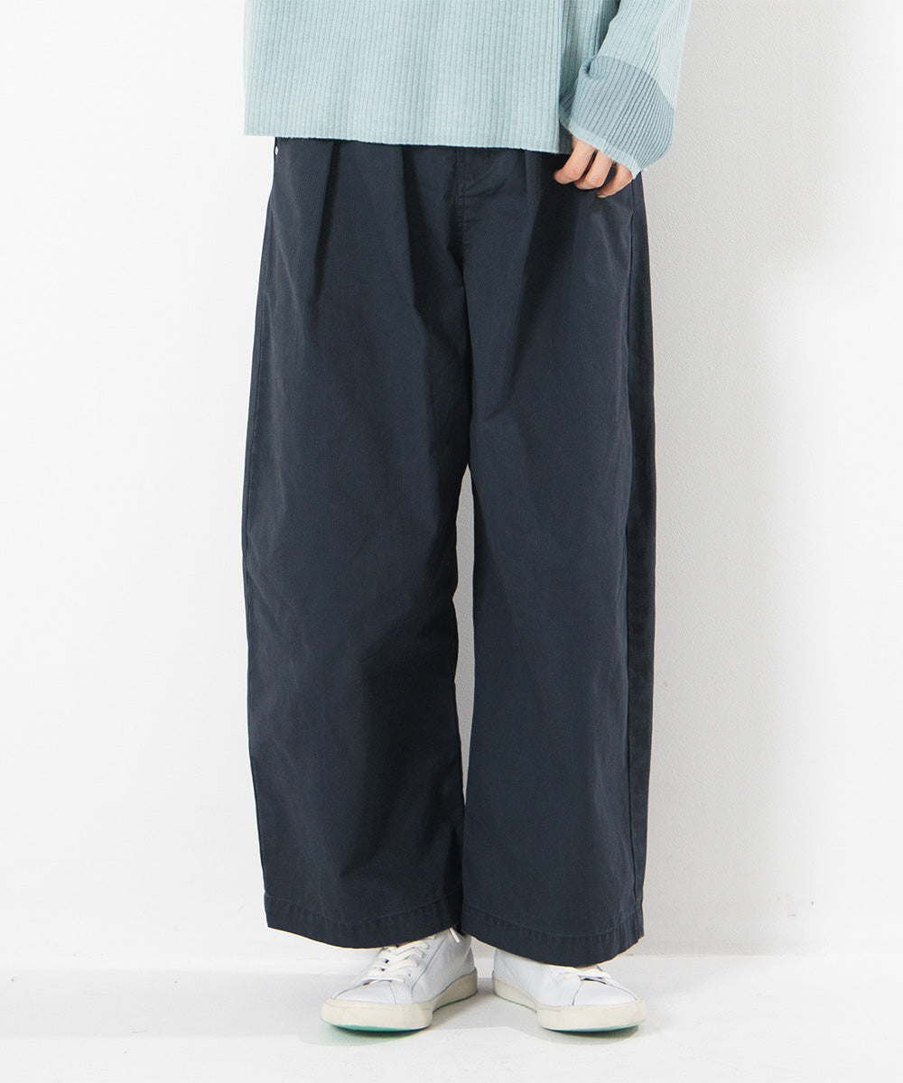 大きいサイズ レディース ワイドパンツ 綿