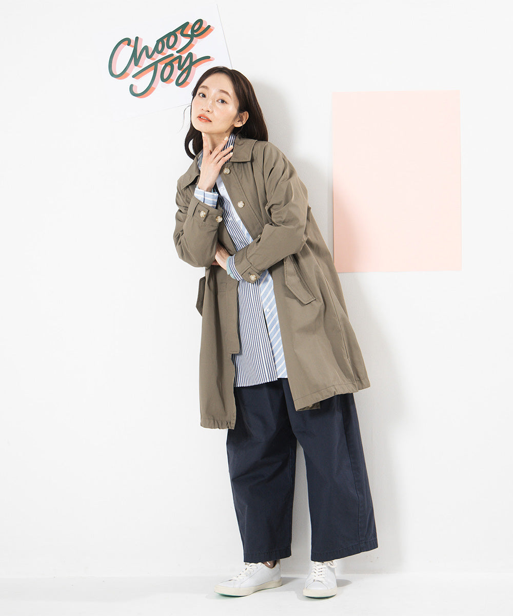 大きいサイズ レディース ワイドパンツ 綿