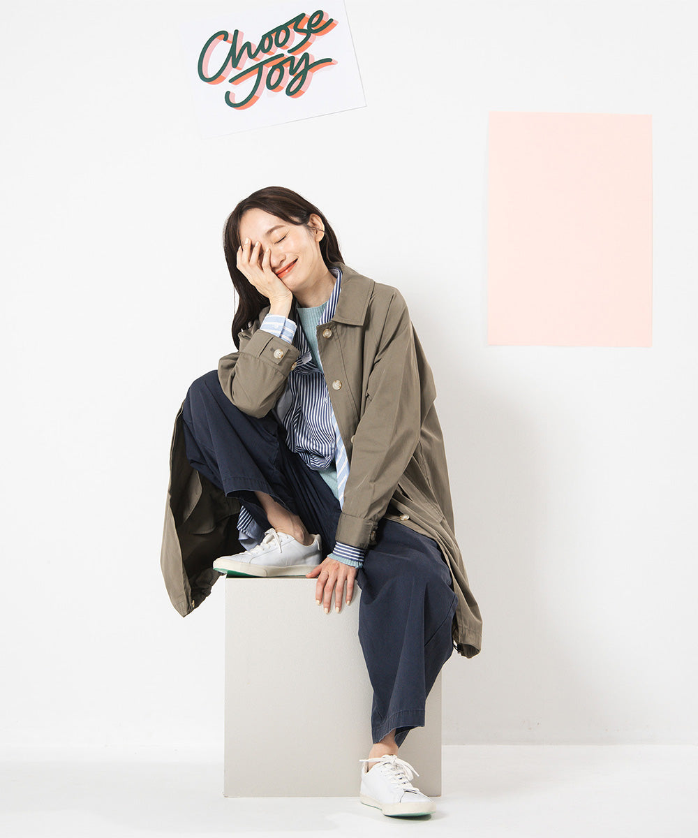 大きいサイズ レディース ワイドパンツ 綿