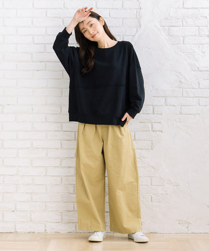 FONTLAB コットンピケタックワイドパンツ【先行予約】