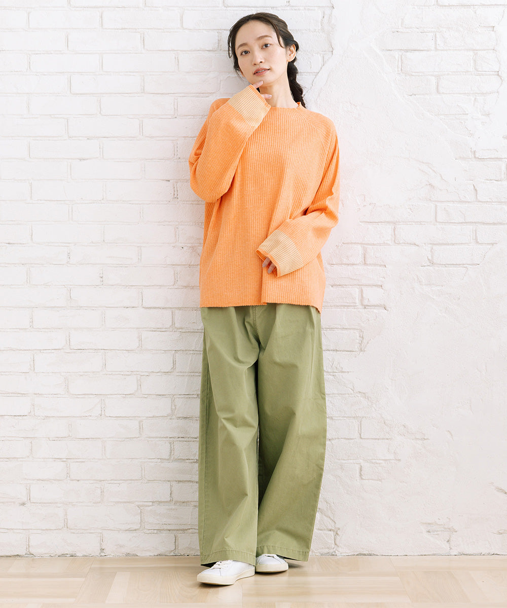 FONTLAB コットンピケタックワイドパンツ【先行予約】