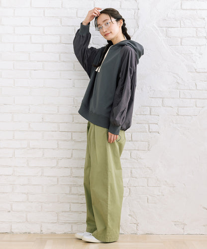 FONTLAB コットンピケタックワイドパンツ【先行予約】