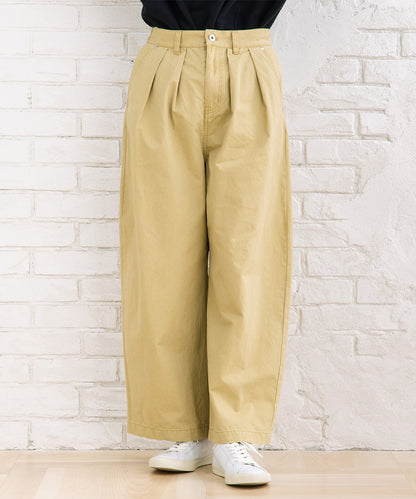 FONTLAB コットンピケタックワイドパンツ【先行予約】