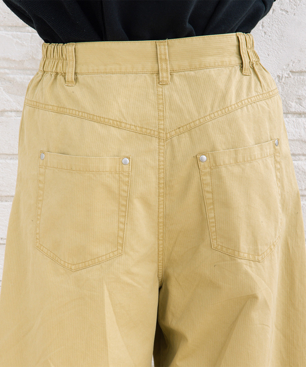 FONTLAB コットンピケタックワイドパンツ【先行予約】