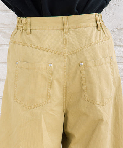 FONTLAB コットンピケタックワイドパンツ【先行予約】