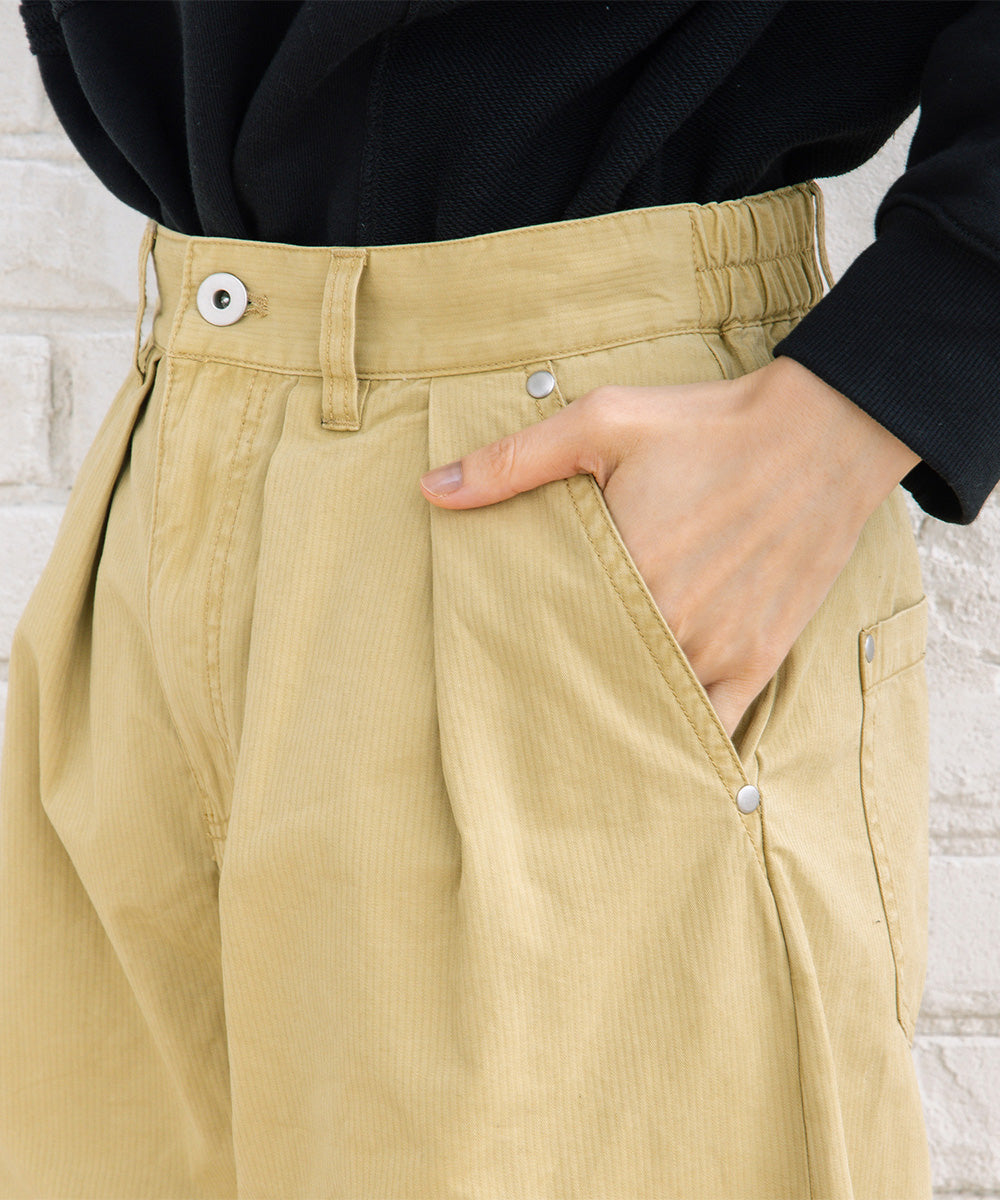 FONTLAB コットンピケタックワイドパンツ【先行予約】