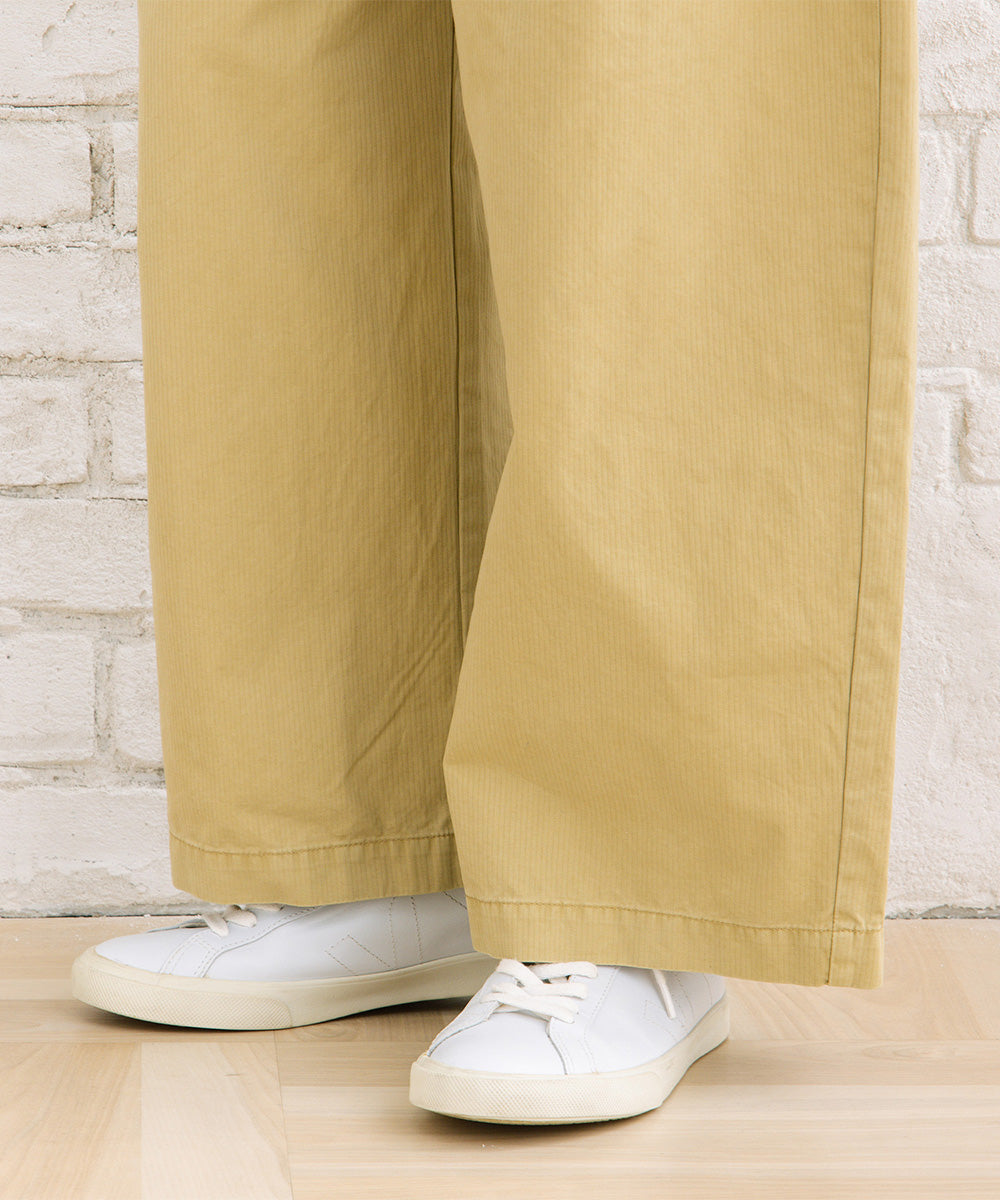 FONTLAB コットンピケタックワイドパンツ【先行予約】