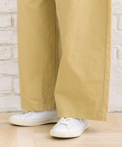 FONTLAB コットンピケタックワイドパンツ【先行予約】