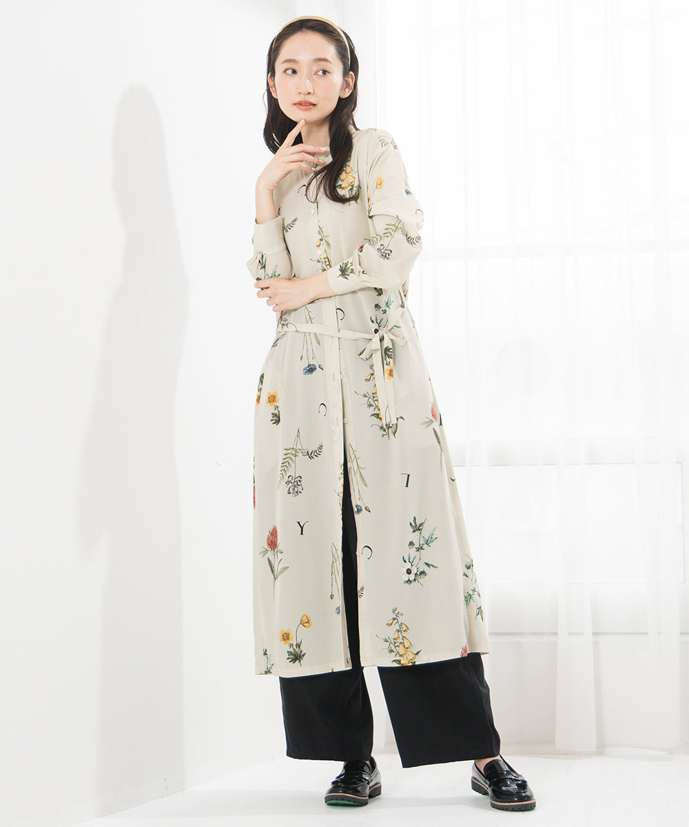 LIYOCA コットンリヨセルチノタックパンツ