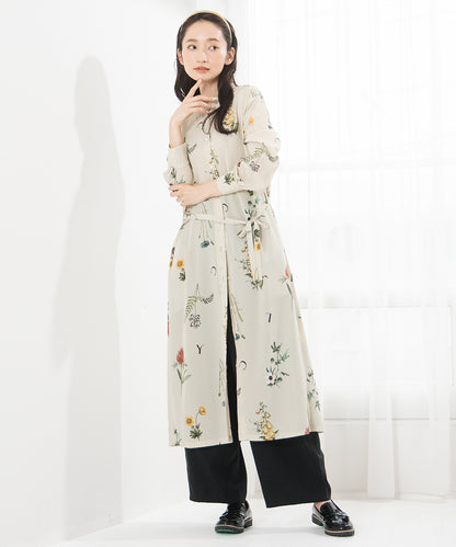 LIYOCA コットンリヨセルチノタックパンツ