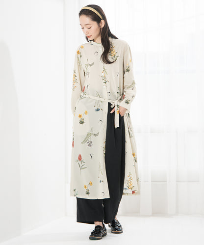 LIYOCA コットンリヨセルチノタックパンツ