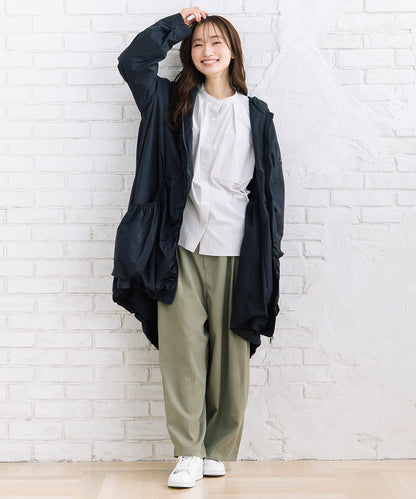 LIYOCA コットンリヨセルチノタックパンツ