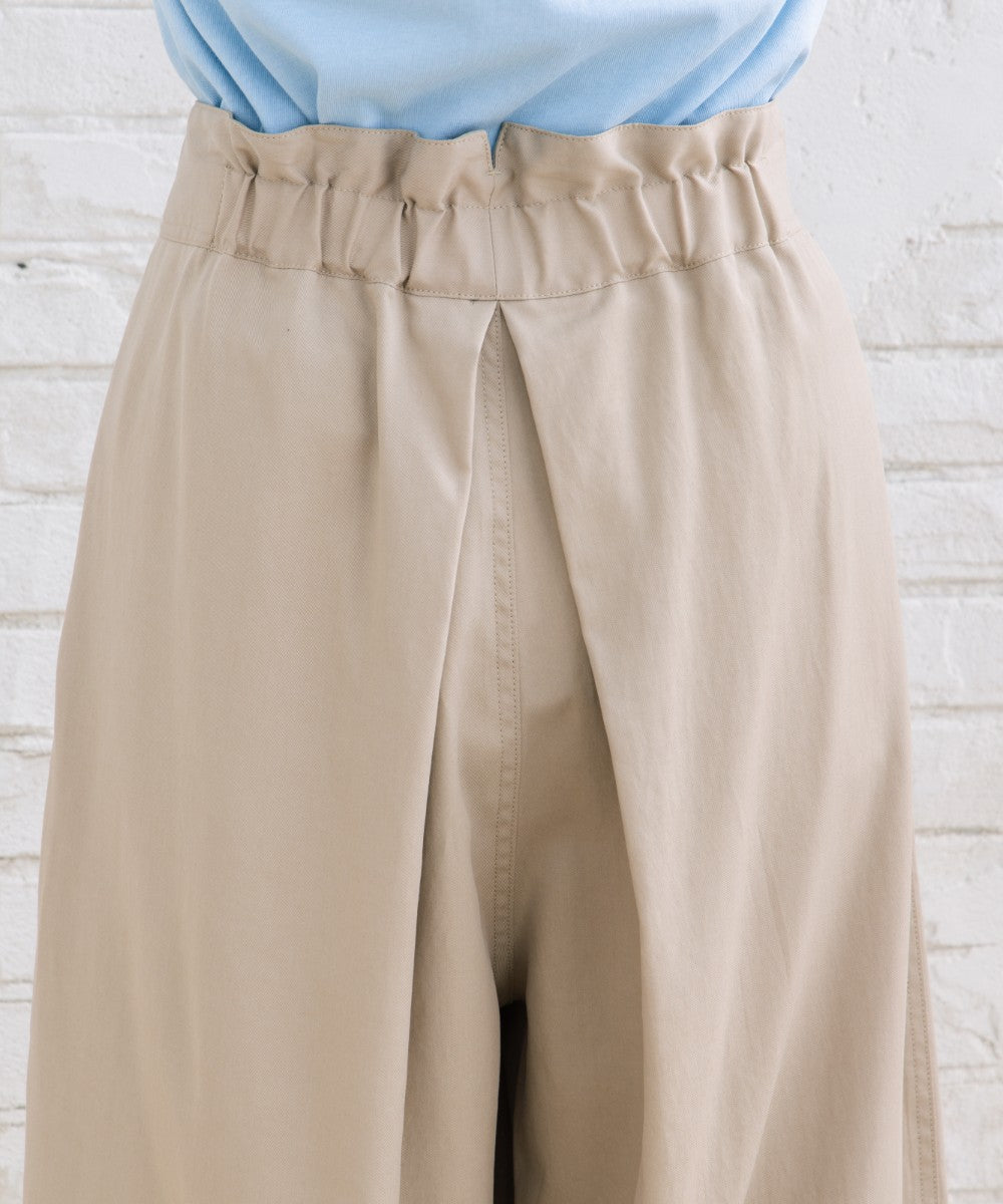 LIYOCA コットンリヨセルチノタックパンツ