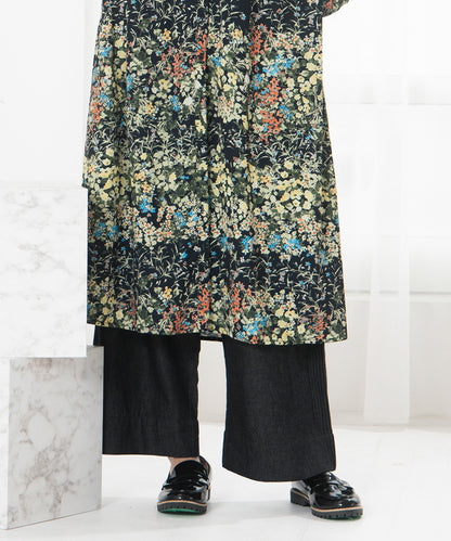 INDESIGN ピンタックラインデニムパンツ