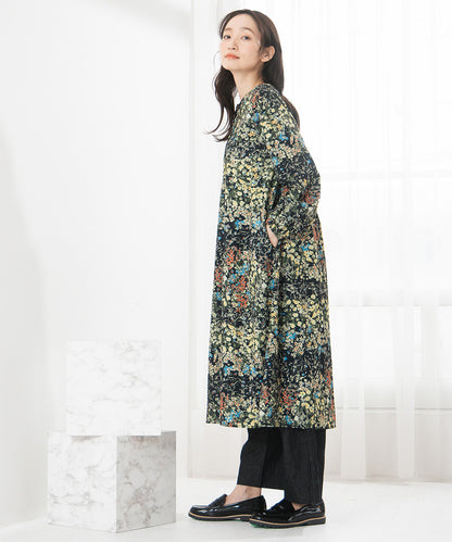 INDESIGN ピンタックラインデニムパンツ