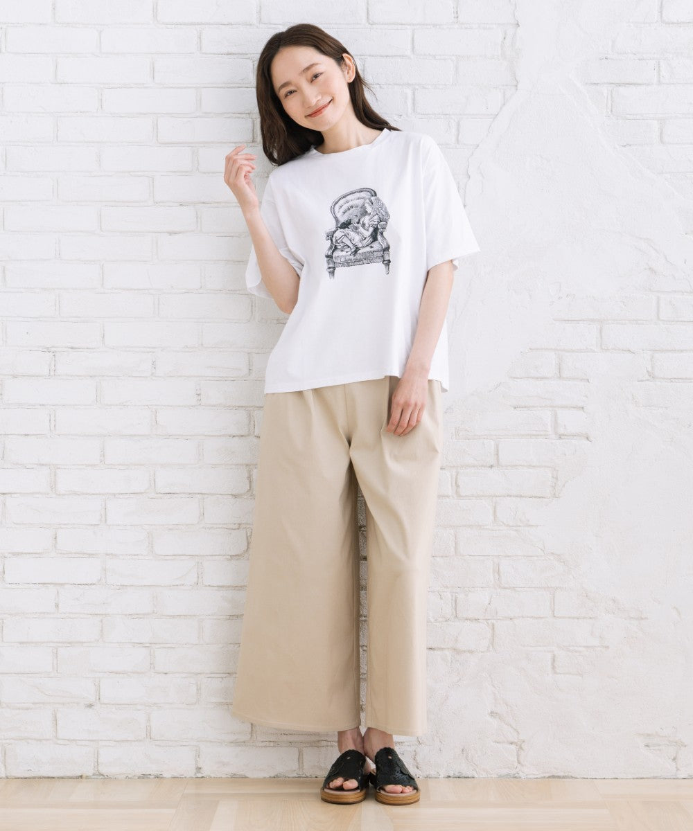 ドライハイテンションタックワイドパンツ