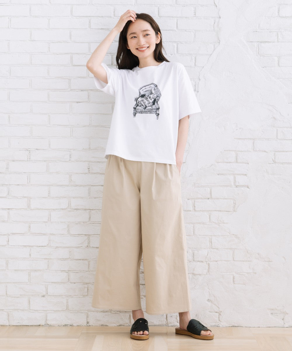 ドライハイテンションタックワイドパンツ