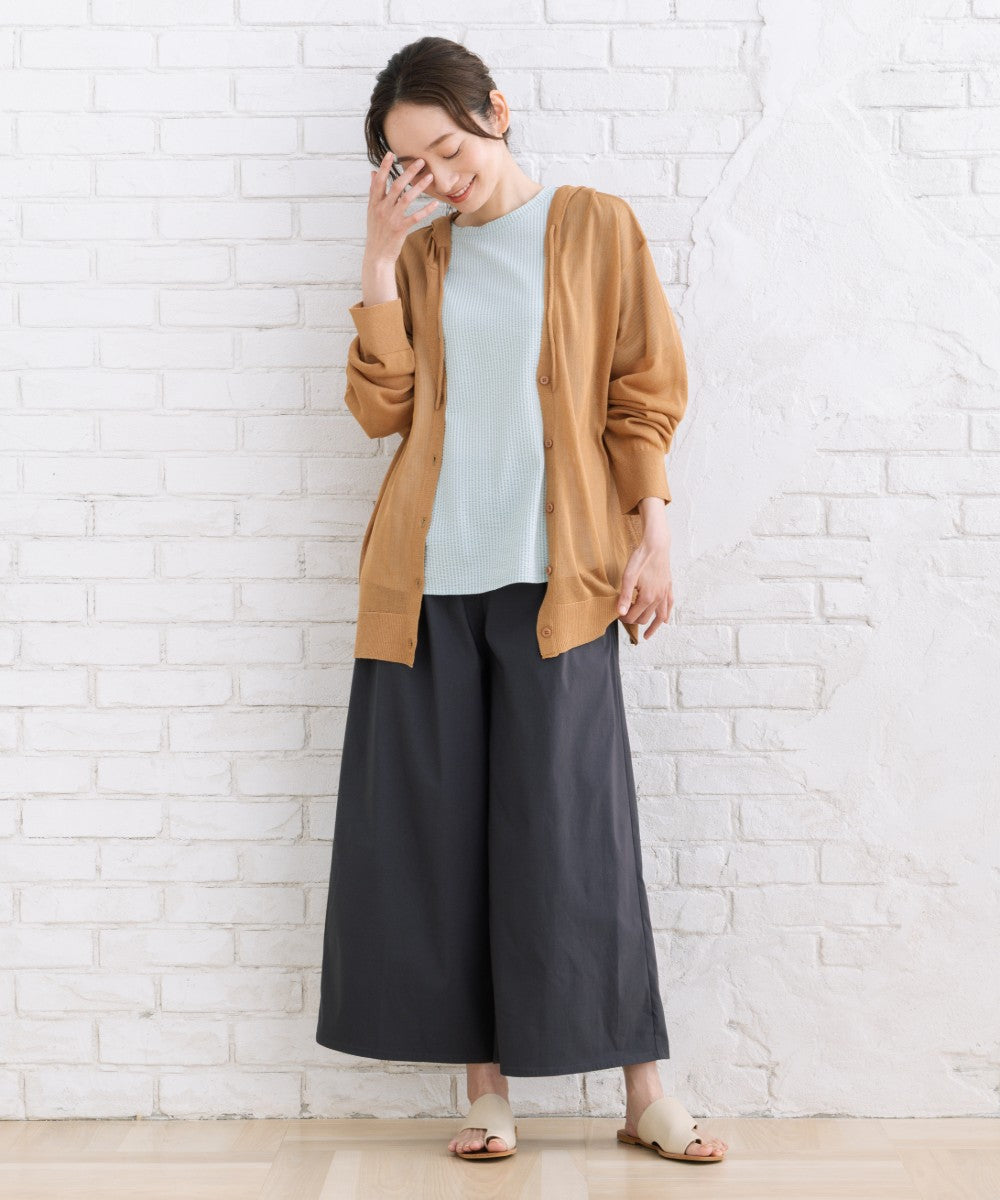 ドライハイテンションタックワイドパンツ