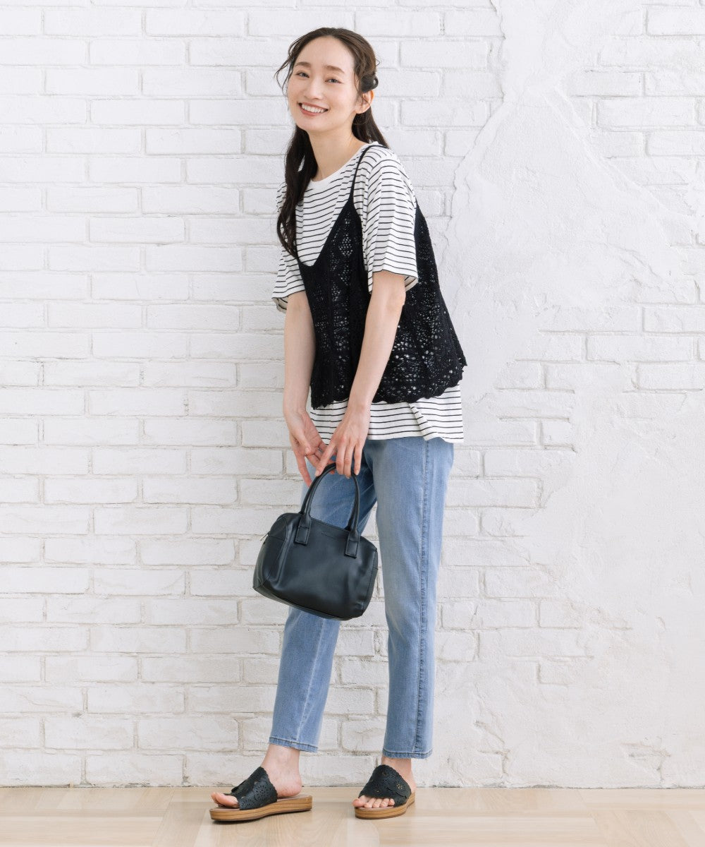 21号・23号(6L・7L) London Denim [接触冷感]9分丈デニムパンツ