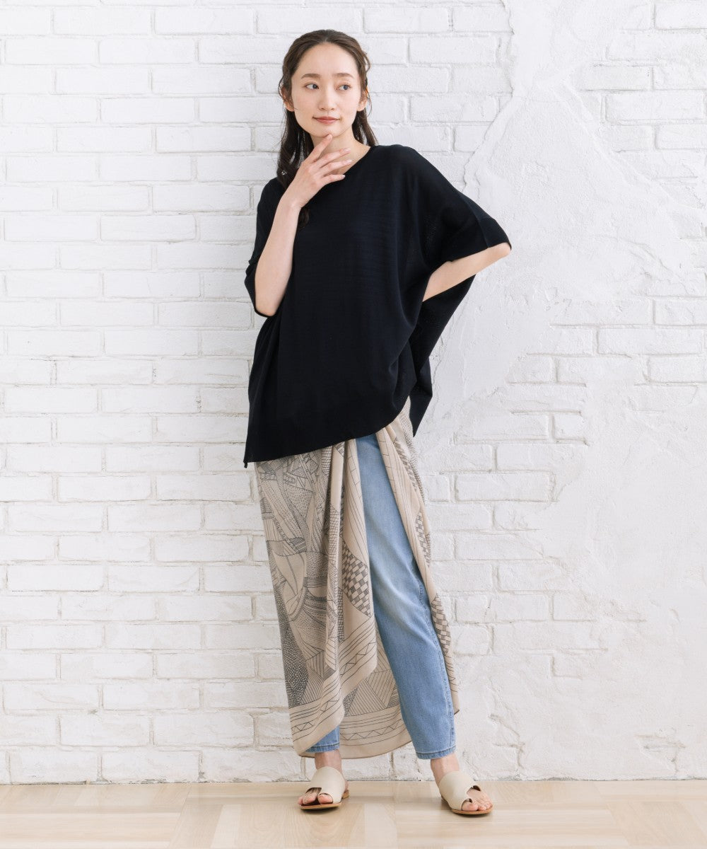 London Denim [接触冷感]9分丈デニムパンツ