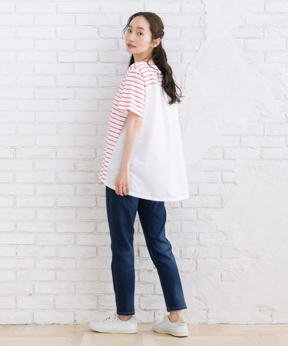 London Denim [接触冷感]9分丈デニムパンツ