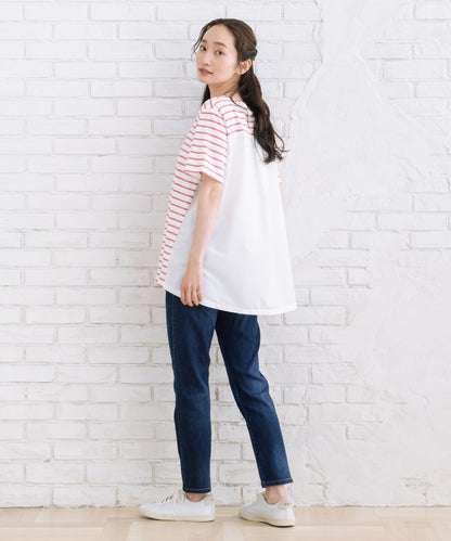 London Denim [接触冷感]9分丈デニムパンツ