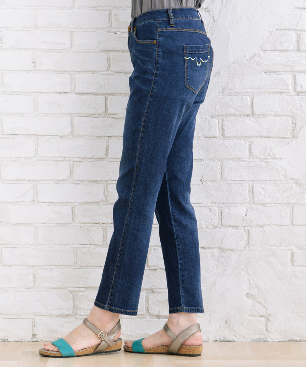 London Denim [接触冷感]9分丈デニムパンツ【先行予約】