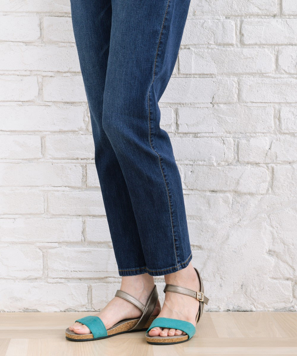 London Denim [接触冷感]9分丈デニムパンツ