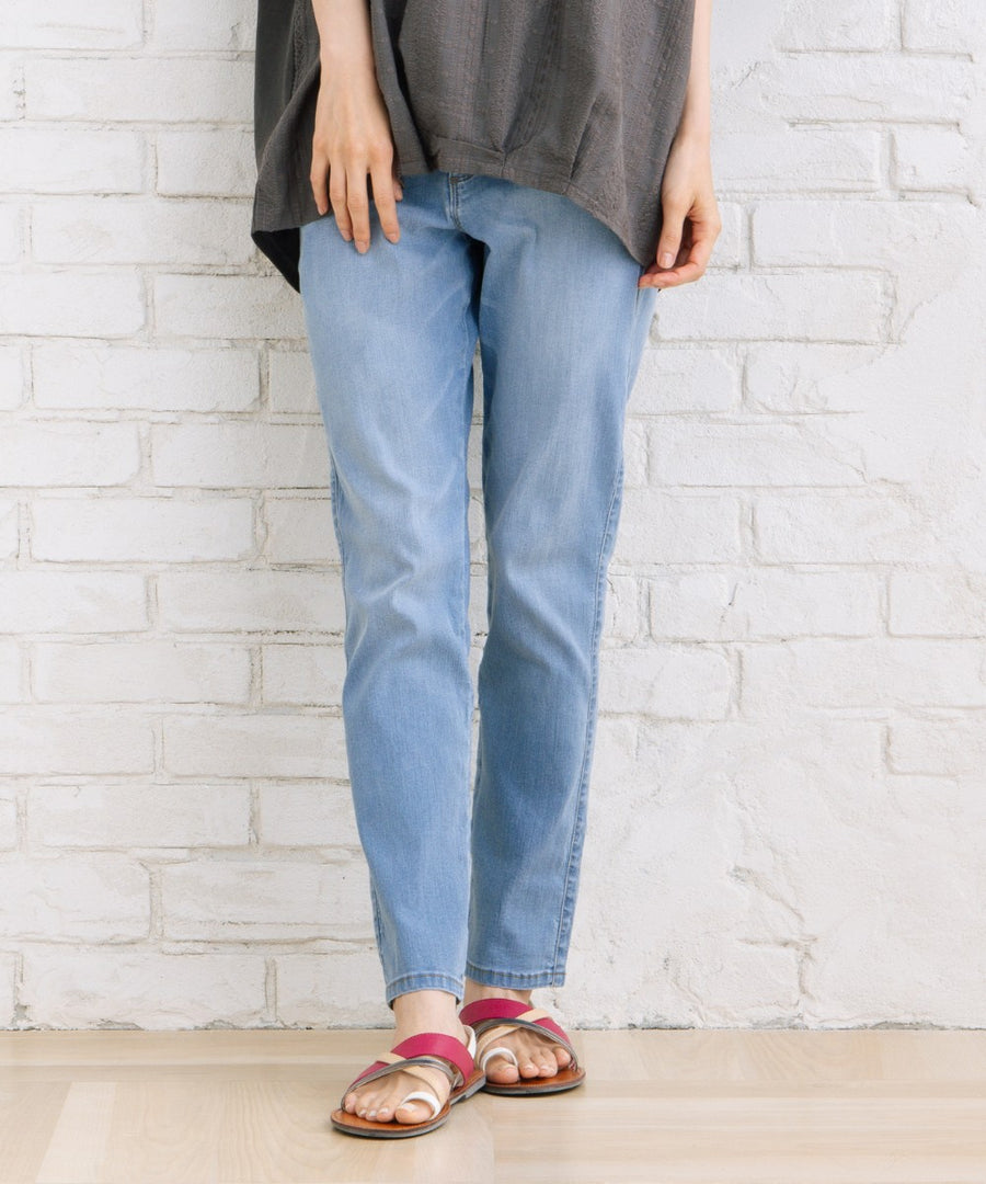 21号・23号(6L・7L) London Denim [接触冷感]9分丈デニムパンツ